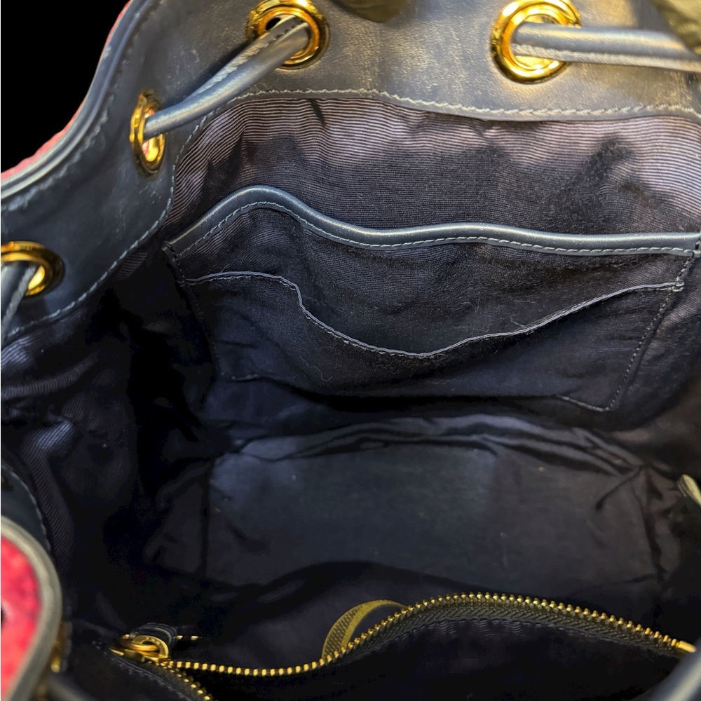 Draper James Scotty Check Bucket Bag (A540) - Picture 8 of 8